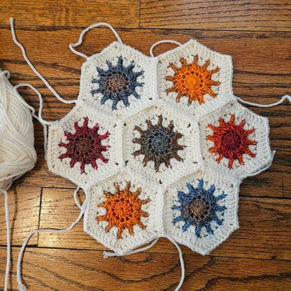 Sunny Honeycomb Baby Blanket + Lovey - Crochet Pattern